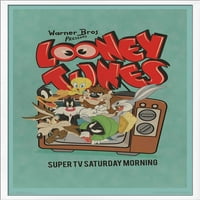 Looney Tunes-csoport-Super TV szombat reggel fali poszter, 22.375 34