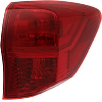 Csere RA73010001Q hátsó lámpa kompatibilis a 2013- Acura Rd jobb utas oldalával, külső, hagymával, Capa tanúsítvánnyal rendelkezik