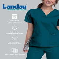 Landau Női Essentials modern testreszabott illeszkedés lélegző fakulási ellenálló zsebek elasztikus rakományrúd, 2028 stílus