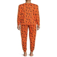 Titkos kincsek A női és a nők plusz Halloween pizsama szettje, 2 darab