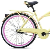 Kent 26 Margaritaville Női 3 sebességes cirkáló kerékpár, sárga