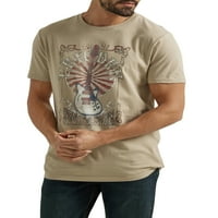 Wrangler férfi sárvédő grafikus póló, S-3XL méretű