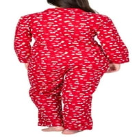 A BLIS női és a nők plusz alvás hosszú ujjú pizsama nadrágkészlet