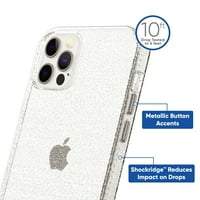 onn. Ezüst csillogó telefon tok iPhone pro max.
