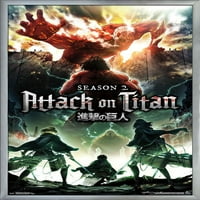 Attack On Titan-szezon Teaser egy lap fal poszter, 22.375 34