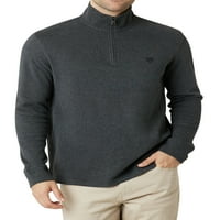 Chaps férfiak lapos bordás westport negyed zip mockneck kötött méretek xs akár 4xb-ig