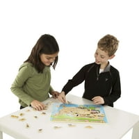 Melissa & Doug USA térkép fa kirakós játék