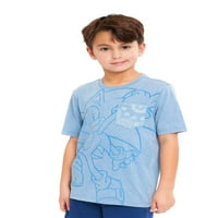 Sonic Boys grafikus zseb póló, 4-18 méret