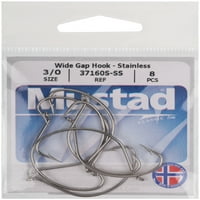 Mustad Széles Rés Croaker Horog -