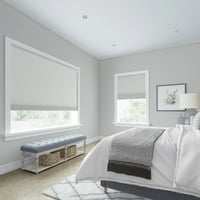 Egyedi Essentials kollekció, vezeték nélküli szoba sötétítő mobil árnyék, hó, 3 4 Szélesség 72 hosszúság
