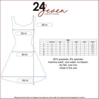 24 Seven Comfort ruházati illeszkedés és fáklya térdhosszú anyasági tartály ruha
