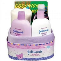 Johnson baba ajándékkészlete, lefekvés édes alváskészlet kosár