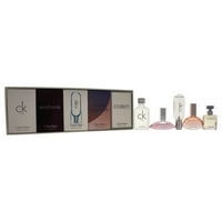 Calvin Klein Deluxe illat utazási gyűjtemény ajándék szett 0,33 oz CK egy EDT Splash, 0,13 oz Euphoria EDP Splash, 0,33 oz CK
