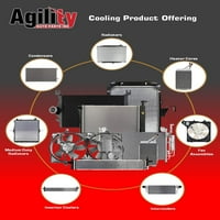Agility Auto Parts HVAC fűtőmag HONDA-specifikus modellekhez A SELECT: 2006- Honda Ridgeline