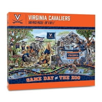 Youthefan NCAA Virginia Cavaliers játék napja az állatkert puzzle -n
