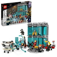 Marvel Iron Man Infinity Saga Armory bónusz Lego Marvel Black Panther Mech Armor Building készlet