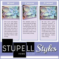 Stupell Industries Water Lilies tanulmányozza a klasszikus festmény részleteit, 40, Claude Monet tervezte