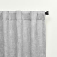 Exkluzív otthoni függönyök Cassian fényszűrő Rejtett fül felső függönypanel pár, szürke, 54x84