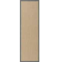 Nuloom Orsay gép szőtt sziszi futó szőnyeg, 2 '6 16', világosszürke