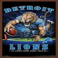 Detroit Lions - End Zone Wall Poster, 22.375 34