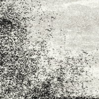 Adirondack Rudyard Absztrakt Futó Szőnyeg, Ezüst Multi, 2 '6 12'