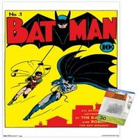 Képregény-Batman-borító fali poszter Nyomócsapokkal, 14.725 22.375