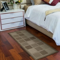 Ottomanson tájdobozok Design Non Wreing beltéri futó szőnyeg, 2 '5', barna