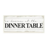 Stupell Industries nincs eszköz az ebédlőasztalnál idézet családi konyha jel fal plakett tervezése Daphne Polselli, 7 7