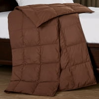 Puredown csomagolható lefelé dobó takaró, lefelé biztosító szövet, 50x70 '', csokoládé