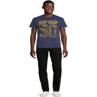 Hip Hop 50. férfi és nagy férfi rövid ujjú grafikus póló, S-3XL méretek