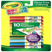 Crayola színes csoda mess ingyenes fényes mini markerek