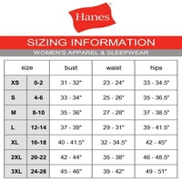 Hanes Női FreshIQ X-Temp Tri-Blend Performance V-nyakú póló