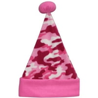 Ünnepi idő rózsaszín camo télapó kalap