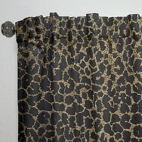 Designart 'Leopard Fur Safari minta III' 'Század közepén modern függönypanel