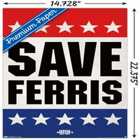 Ferris Bueller szabadnapja-Ferris fal poszter mentése, 14.725 22.375