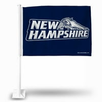 New Hampshire Wildcats Engedélyezett Ablak Mount 2 Oldalú Autó Zászló