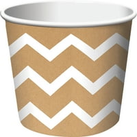 Kraft Paper Kezelő Cup, 6pk