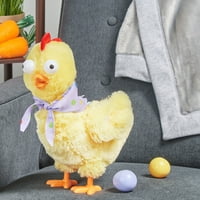 Módja annak, hogy megünnepeljék a húsvéti tojáscsepp animált plüss csirkét