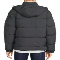 Svájci tech férfi és nagy férfi kapucnis puffer dzseki, akár 3xl méretű méret