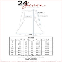 24 Seven Comfort ruházat hosszú ujjú térdhosszú szülési korcsolyázó ruha