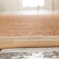 Egyedi szövőszék természetes szizális vintage terület szőnyeg vagy futó
