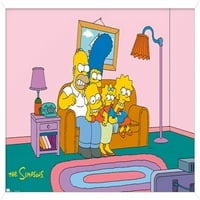 A Simpsons - Couch Wall poszter, 14.725 22.375