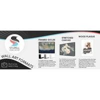 Stupell Industries Sztoikus Strucc Bowtie & Monocle Állatok & Rovarok Festmény Galéria Csomagolt Vászon Nyomtatás Wall Art