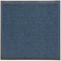 Calloway Mills fenséges rács beltéri kültéri vinil által támogatott kereskedelmi szőnyeg, kék 2 '3'