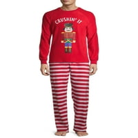 Megfelelő családi karácsonyi pizsamák férfi kétrészes pizsama készlet