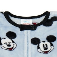 Disney Baby Mickey Mouse Unise Microfleece Sleep N Play, 2-Pack, újszülött-hónapok