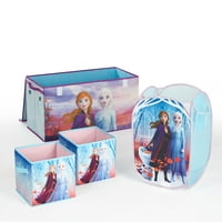 Disney fagyasztott gyerekek Anna és Elsa egész szoba megoldás játék tároló készlet - Walmart Exclusive