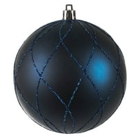 Vickerman 4 éjféli kék matt csillogó Örvénylabda, készletenként