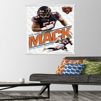 Chicago Bears - Khalil Mack fali poszter fa mágneses kerettel, 22.375 34