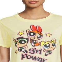 Powerpuff lányok nők kötött póló
